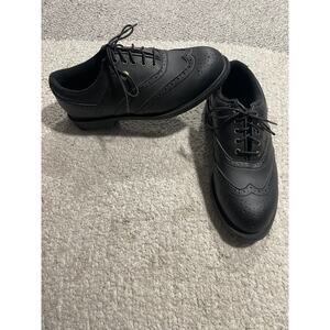 Niblick Outback Golf Saddle Shoes Men Size 8 2740 0/97165 Black